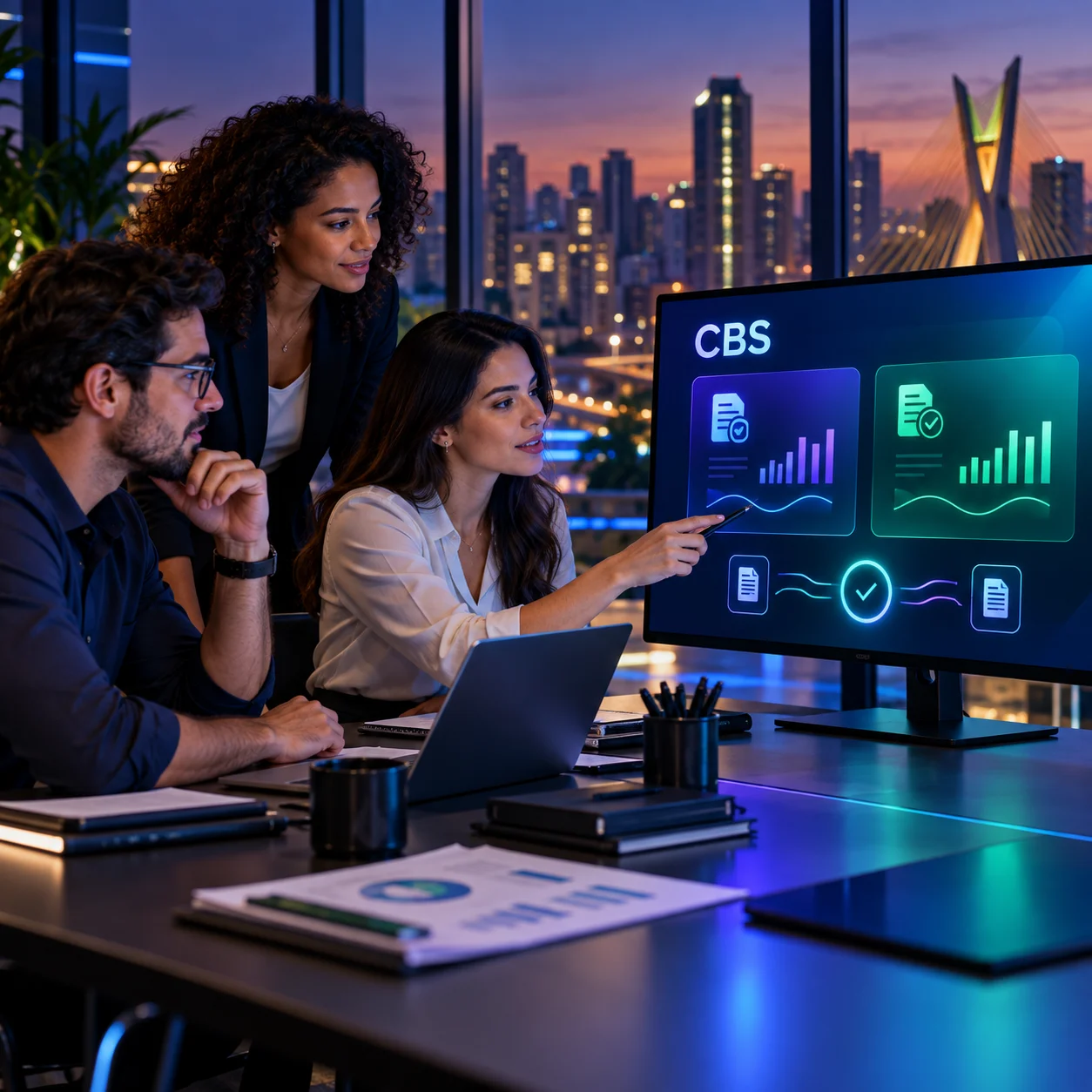 Profissionais conciliam documentos, débitos e créditos da CBS em painel integrado